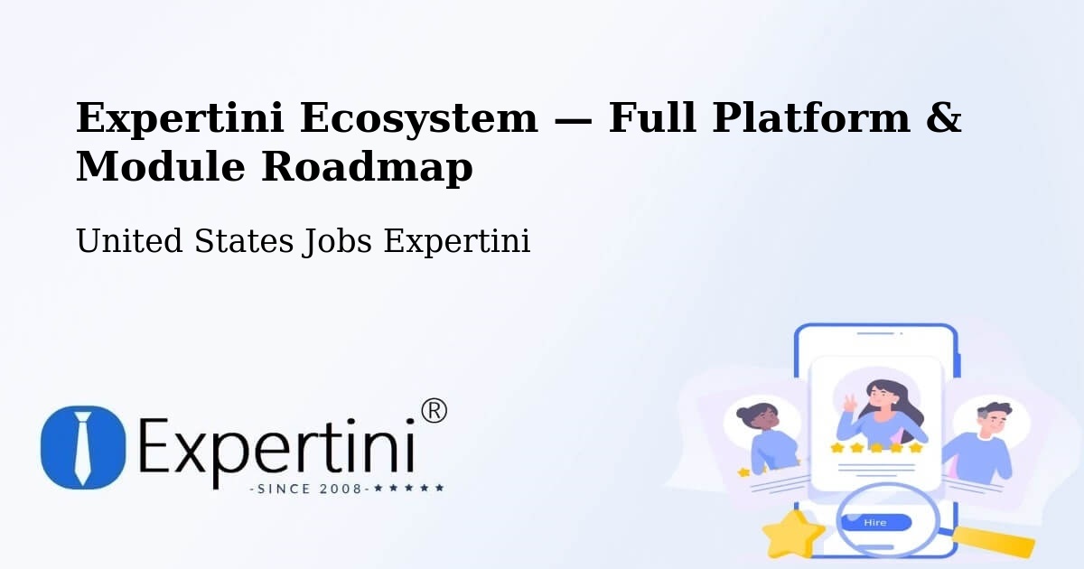 Expertini Ecosystem — Full Platform & Module Roadmap – Beaverton